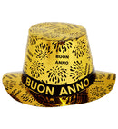 Gold Buon Anno Top Hat