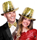 Gold Happy New Year Top Hat