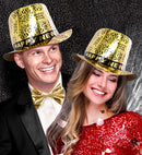 Gold Happy New Year Top Hat