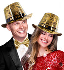 Gold Bonne Année Top Hat