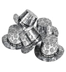 Silver Bonne Année Top Hat