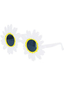 Daisy Hippie Specs White Festival Fun Glasses 2
