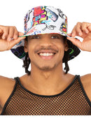 90s Graffiti Bucket Hat 2
