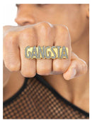 90s Gangsta Ring Plastic Hip Hop Bling Jewellery 1