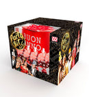 Red Buon Anno Party Kit For 10 Persons  5 Top Hats, 5 Crowns, 5 Sounding Trumpets, 5 Sounding Blow-Outs, 1 Roll Of 10 Decorative Streamers 