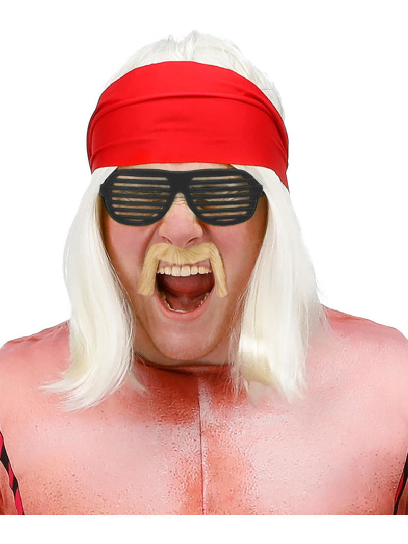 90s Wrestling Star Kit Blonde Hulk Hogan Wig