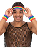 Rainbow Sweatbands Pride Festival Accessory 1
