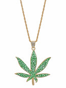 90s Hemp Bling Medallion Green Glitter Resin Diamante 2