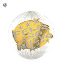 Holographic &  Feliz Año Nuevo Honeycomb Paper Ball Ø 25 Cm - Gold & Silver Ass.