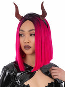 Small Moveable Devil Horn Headband 2