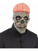 Exposed Brain Skull Latex Mask with Moving Mouth 1
