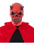 Red Devil Skull Latex Mask with Moving Mouth 1