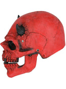 Red Devil Skull Latex Mask with Moving Mouth 3