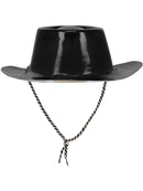 Black Cowboy Hat Adult Cowgirl Costume Accessory 3