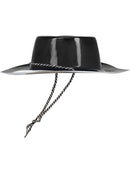 Black Cowboy Hat Adult Cowgirl Costume Accessory 2