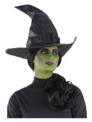 Black Wicked Witch Hat with Buckle 1