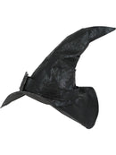 Black Wicked Witch Hat with Buckle 2