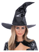 Wet Look Witch Hat Halloween 1