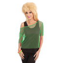 80s Green Mesh Top String Vest 1