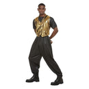80s Hammer Time Costume Black 1