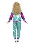 Shell Suit Costume Ladies Teal Purple Jacket and Trousers 80s Height of Fashion 3