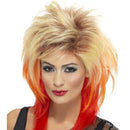 80s Mullet Wig Adult Blonde Red 1