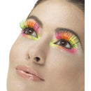 80s Party Eyelashes Adult Neon 1