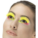 80s Party Eyelashes Adult Neonyellow 1
