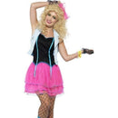 80s Wild Girl Costume Adult Pink 1