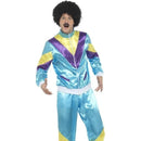 80s Height Of Fashion Shell Suit Costume Adult Blue Yellow_1 sm-39298L