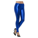 80s Metallic Disco Leggings Adult Blue_2 sm-48103l