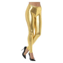 80s Metallic Disco Leggings Adult Gold_2 sm-48104l