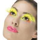 80s Polka Dot Eyelashes Adult Neonyellow_1 sm-48094