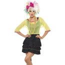 80s Pop Tart Costume Adult Black Green_1 sm-38823M