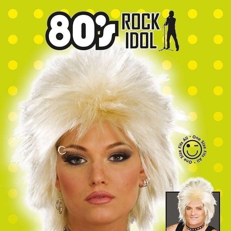 80s Rock Idol Blonde Wigs Unisex_2 