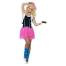 80s Wild Girl Costume Adult Pink_3 sm-44447S