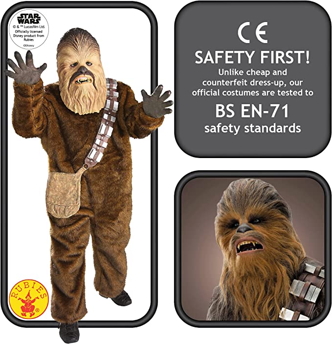 Chewbacca Costume Childs Classic Star Wars Deluxe Wookie
