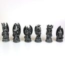 Raised Fantasy Kingdom Of The Dragon Chess Set With Corner Towers 43cm 4