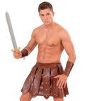 Gladiator  Leatherlook Skirt & Armbands 