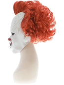 IT Chapter Two Pennywise Mask Latex Full Overhead with Hair Adult Horror Accessory 3