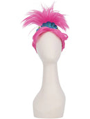 Trolls Band Together Poppy Wig with attached Tiara for Girls 4