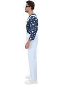 Elton John Rocket Man Costume Dungarees and Top Deluxe Adult 2