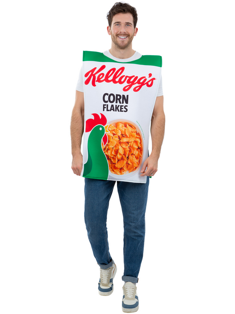 Kelloggs Corn Flakes Cereal Box Costume Tabard