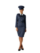 Womens RAF Girl Costume Military Suit