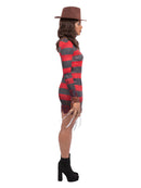 A Nightmare On Elm Street Freddy Krueger Dress Printed Costume Ladies 3