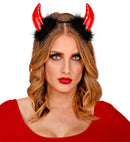 Devil Horns Vinyl And Marabou