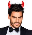 Devil Horns Vinyl And Marabou
