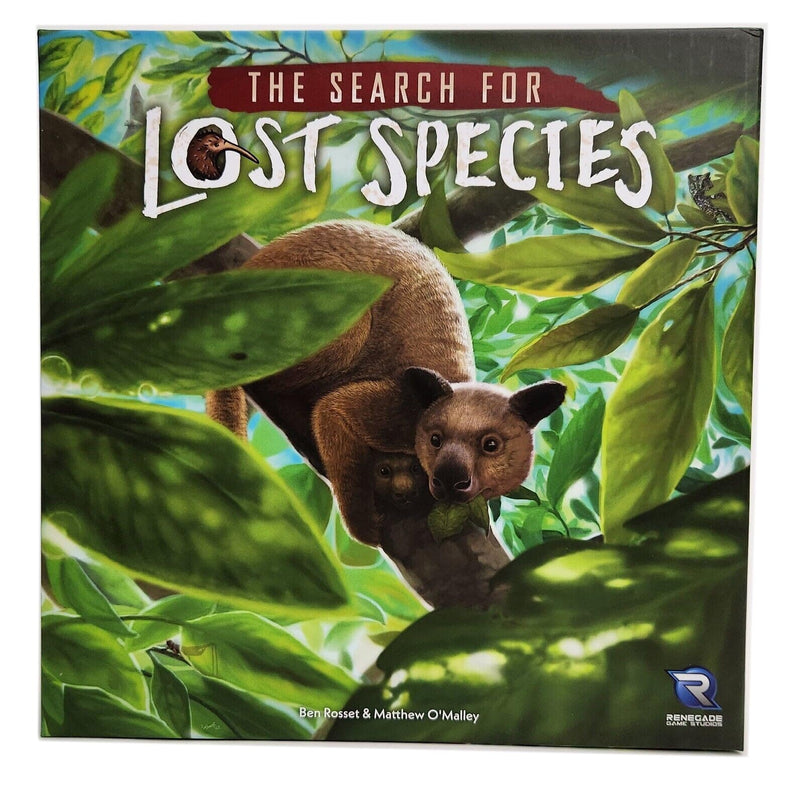 Renegade Games Studio The Search for Lost Species - Board Game, Renegade Games Original, Deduction Strategy Logic Animal Game, Ages 13+, 1-4 Players, 60-75 min