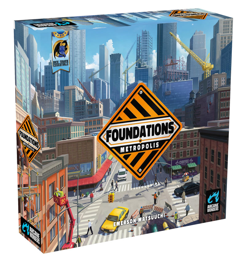 Arcane Wonders Foundations of Metropolis - Strategy Board Game - for 1 to 4 Players and Ages 14+