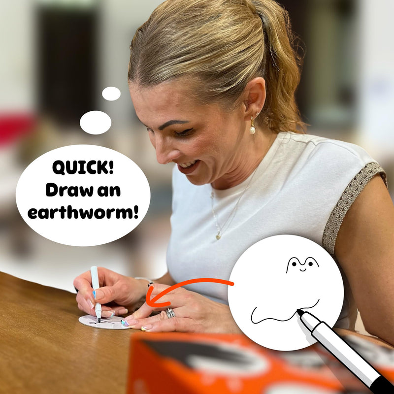 Format Games Quick Draw Party Game - Fast-Paced Drawing Competition for Family Game Night! Hilarious Guessing Rounds for Kids & Adults, Ages 8+, 3-6 Players, 30 Minute Playtime, Made